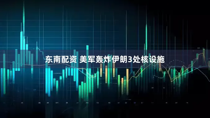 东南配资 美军轰炸伊朗3处核设施